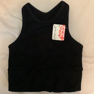 ⚡️Free People movement black top! NWT
